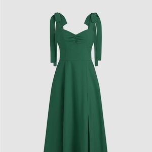 NWT Cider Green Sweetheart Midi Dress L